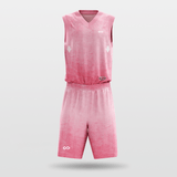 Pink Sublimated Basketball Set