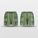 Green&White Training Shorts Design