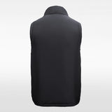 Custom Winter Vest for Adult Black