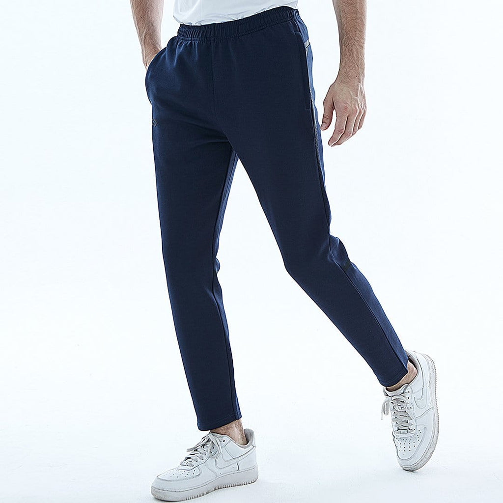 Navy Blue Custom Adult Sports Pants Design