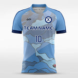 Blue Granite Men Soccer Jersey