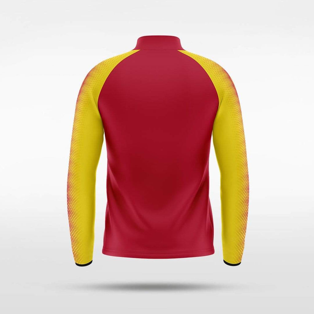 Embrace Radiance Customized Full-Zip Jacket Design Red