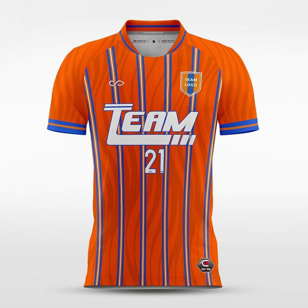 Orange Men Soccer Jersey