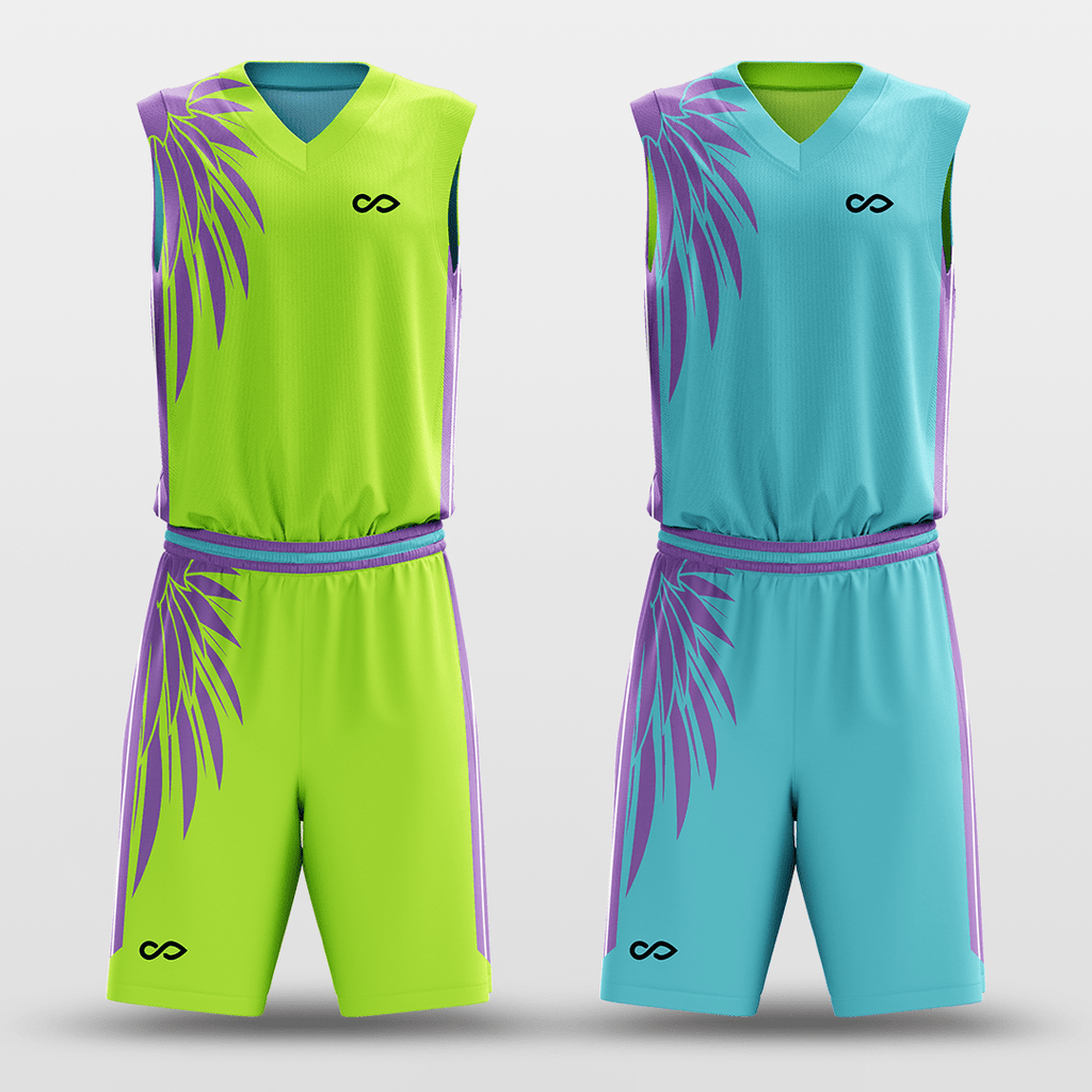 Green&Blue Classic 68 Sublimated Basketball Set