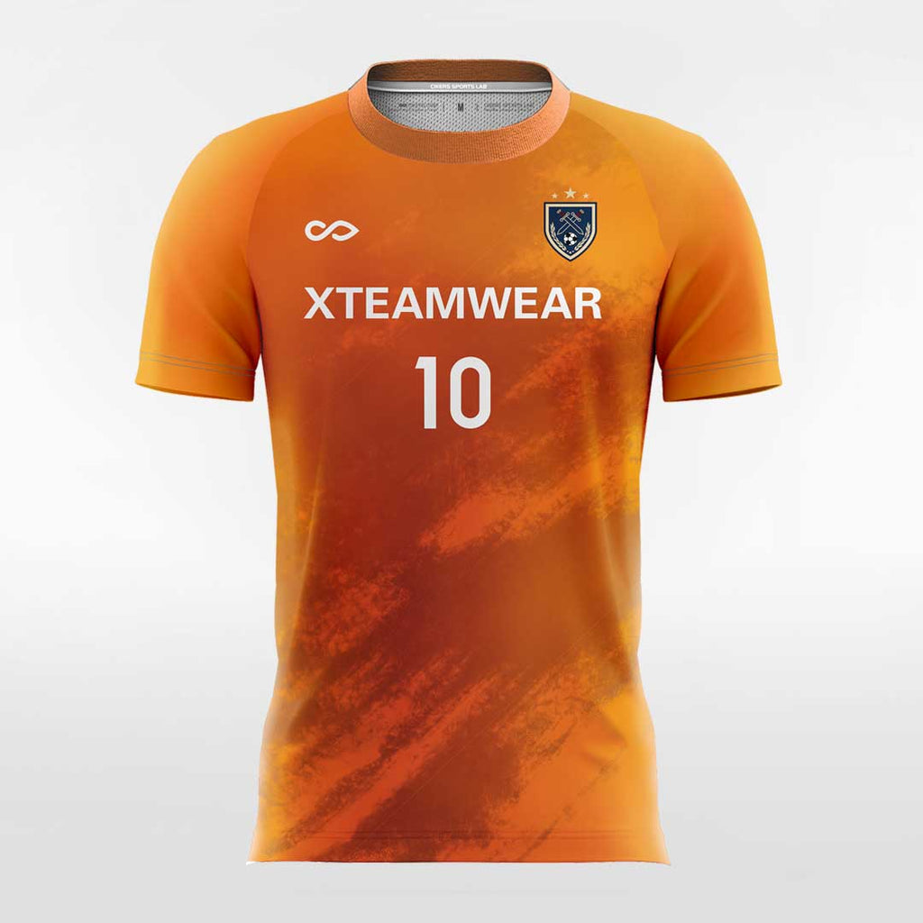 Orange Earth Soccer Jersey