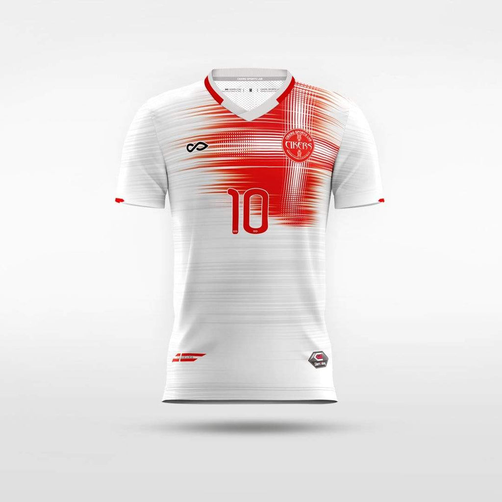 Team Denmark Customized Kid's Soccer Jersey