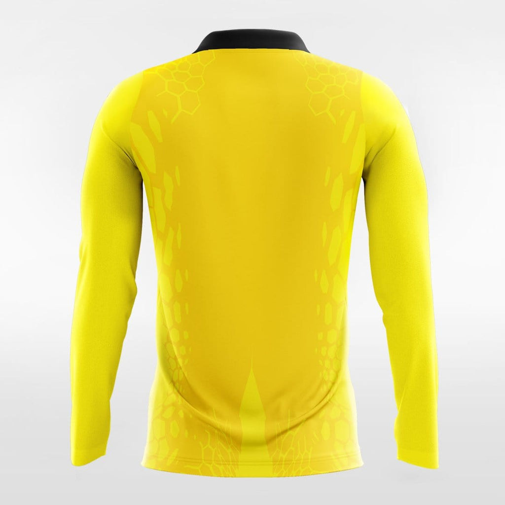 Long Sleeve Yellow Soccer Jersey