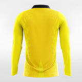 Long Sleeve Yellow Soccer Jersey