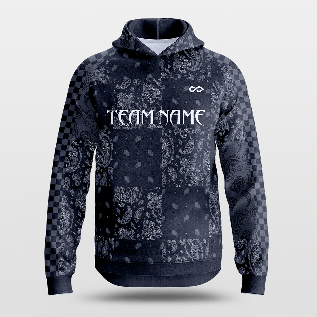 Paisley Customized Loose Fit training Hoodie