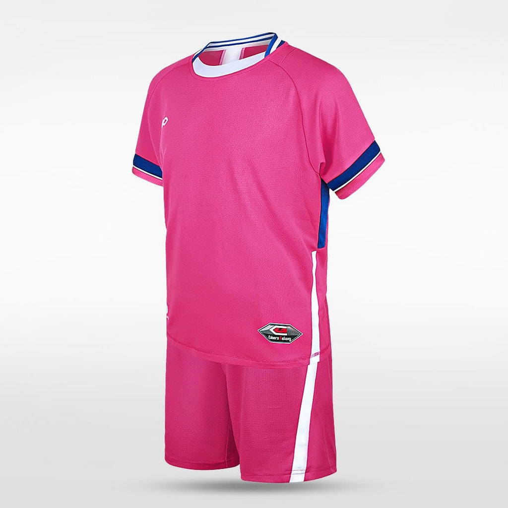 Pink Kids Football Kit