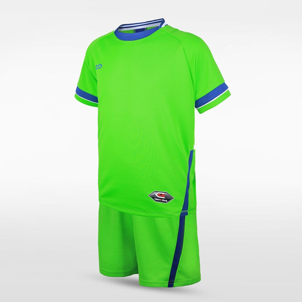 Green Kids Football Kit