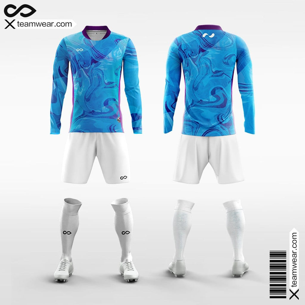 YIN AND YANG Men's Sublimated Long Sleeve Football Kit