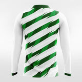 Green Thorn Long Sleeve Team Soccer Jersey