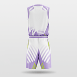 Light Purple Sublimated Basketball Jersey