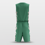 Green Spark Sublimated Basketball Set