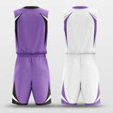 Reversible Basketball White and Purple