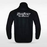 Black Light Speed Customized Full-Zip Jacket Design