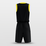 Black Sublimated Basketball Uniform