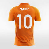 Custom Orange Men's Sublimated Soccer Jersey