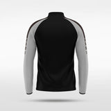 Black Embrace Wind Stopper Full-Zip Jacket Custom 