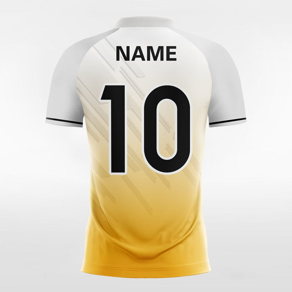 Custom Yellow Men's Sublimated Soccer Jersey