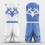 Blue&White Baron Basketball Set Design