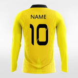 Yellow Long Sleeve Soccer Jersey