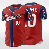 Apple - Customized Men's Sublimated Button Down Baseball Jersey