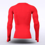 Dragon Vein Adult Top Long Sleeve Red