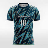 Cyan Soccer Jersey Design