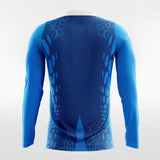 Dark Blue Long Sleeve Soccer Jersey