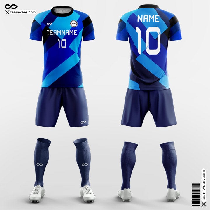 Custom Soccer Team Jerseys Kit Blue