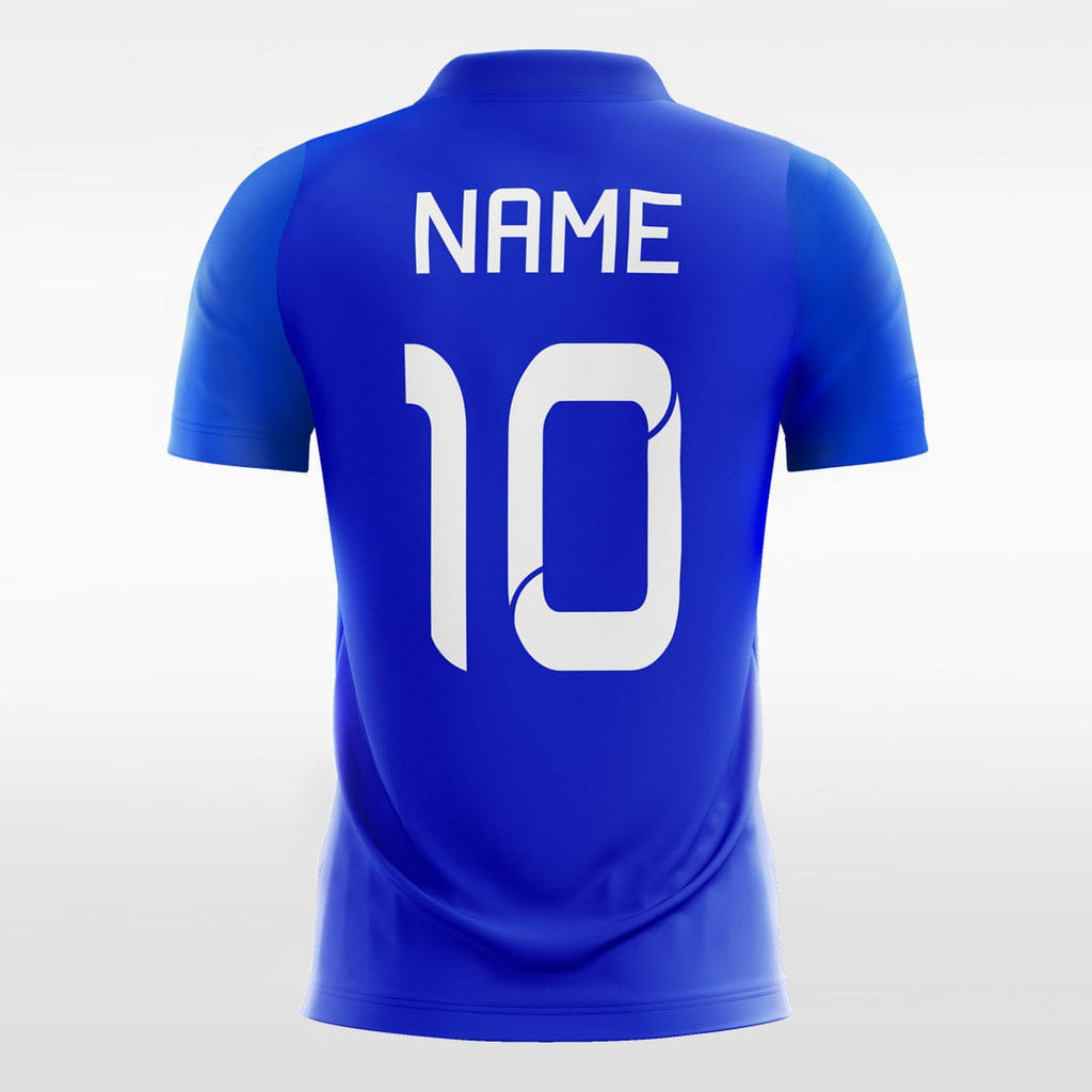 Custom Soccer Jersey Blue