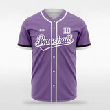 Purple Sublimated Baseball Jersey