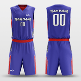 Red&Purple Sublimated Basketball Set