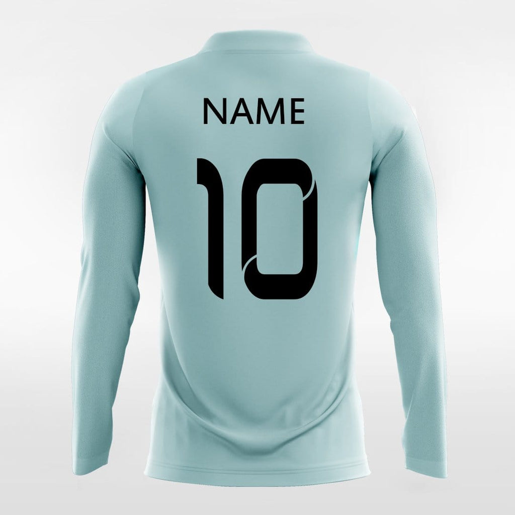 Custom Sky-Blue Soccer Team Jersey Design