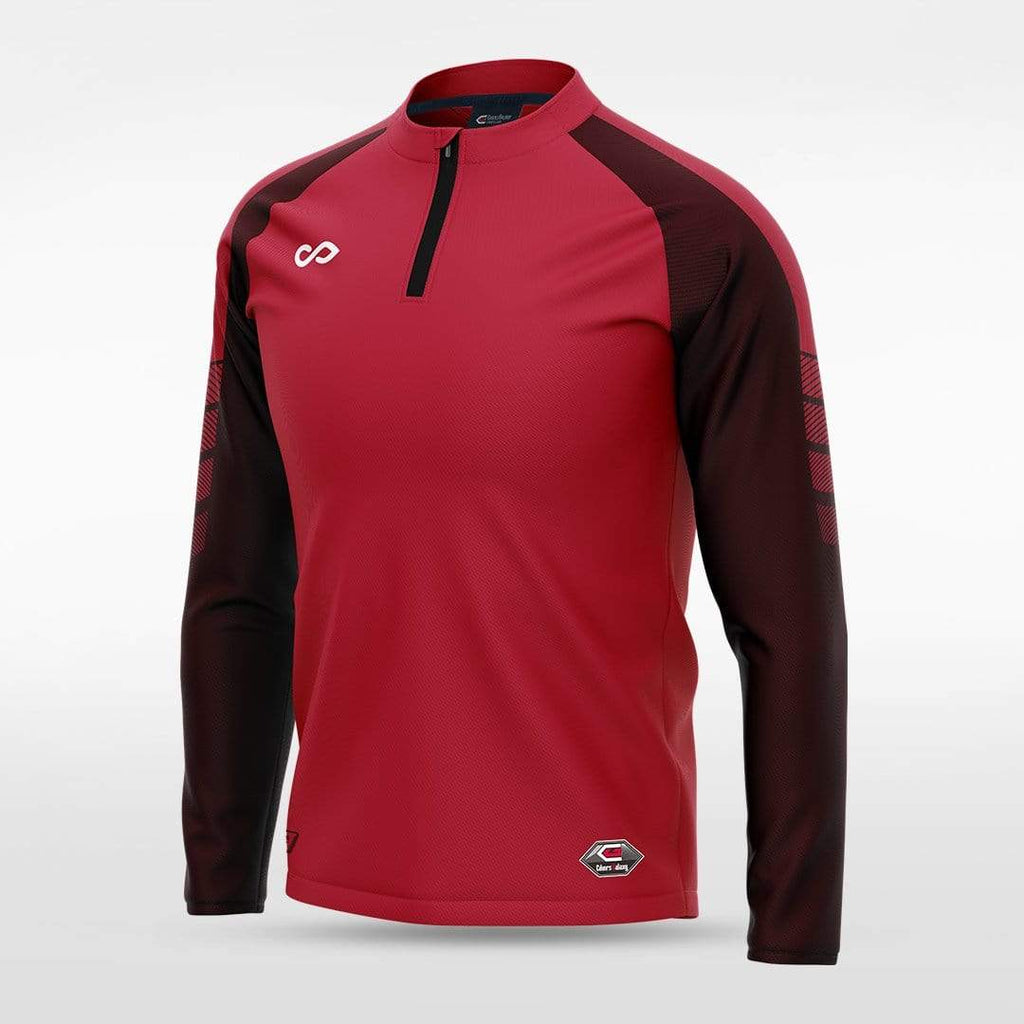 Red Embrace Wind Stopper Sublimated 1/4 Zip Top