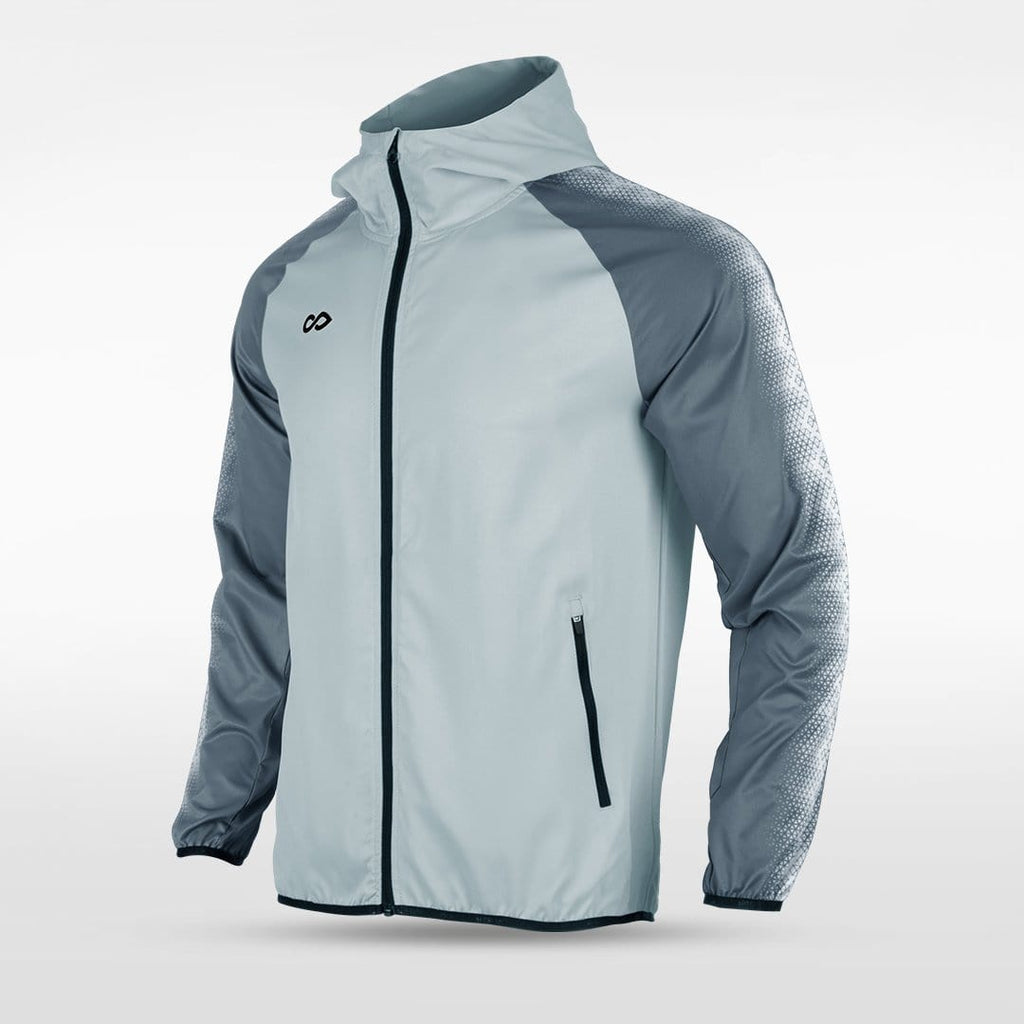Grey Embrace Radiance Sublimated Full-Zip Jacket