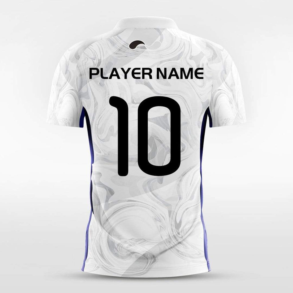 White Custom Soccer Uniform