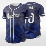 Camouflage 2 - Customized Men's Sublimated Button Down Baseball Jersey