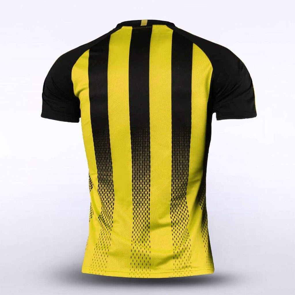 Yellow Men's Team Soccer Jersey Design