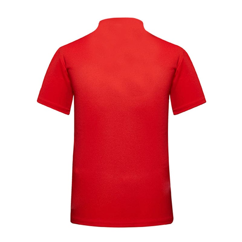 Red Unisex Custom 160GSM Midweight Polo