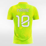 Fluorescent Yellow Soccer Jersey Design