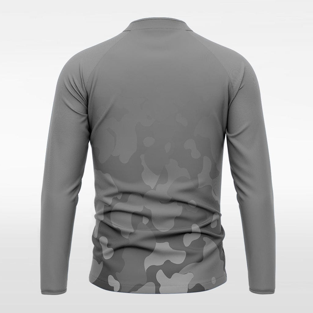 Navy Camouflage Men 1/4 Zip Jersey for Team