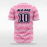 Pink Men Baseball Jersey
