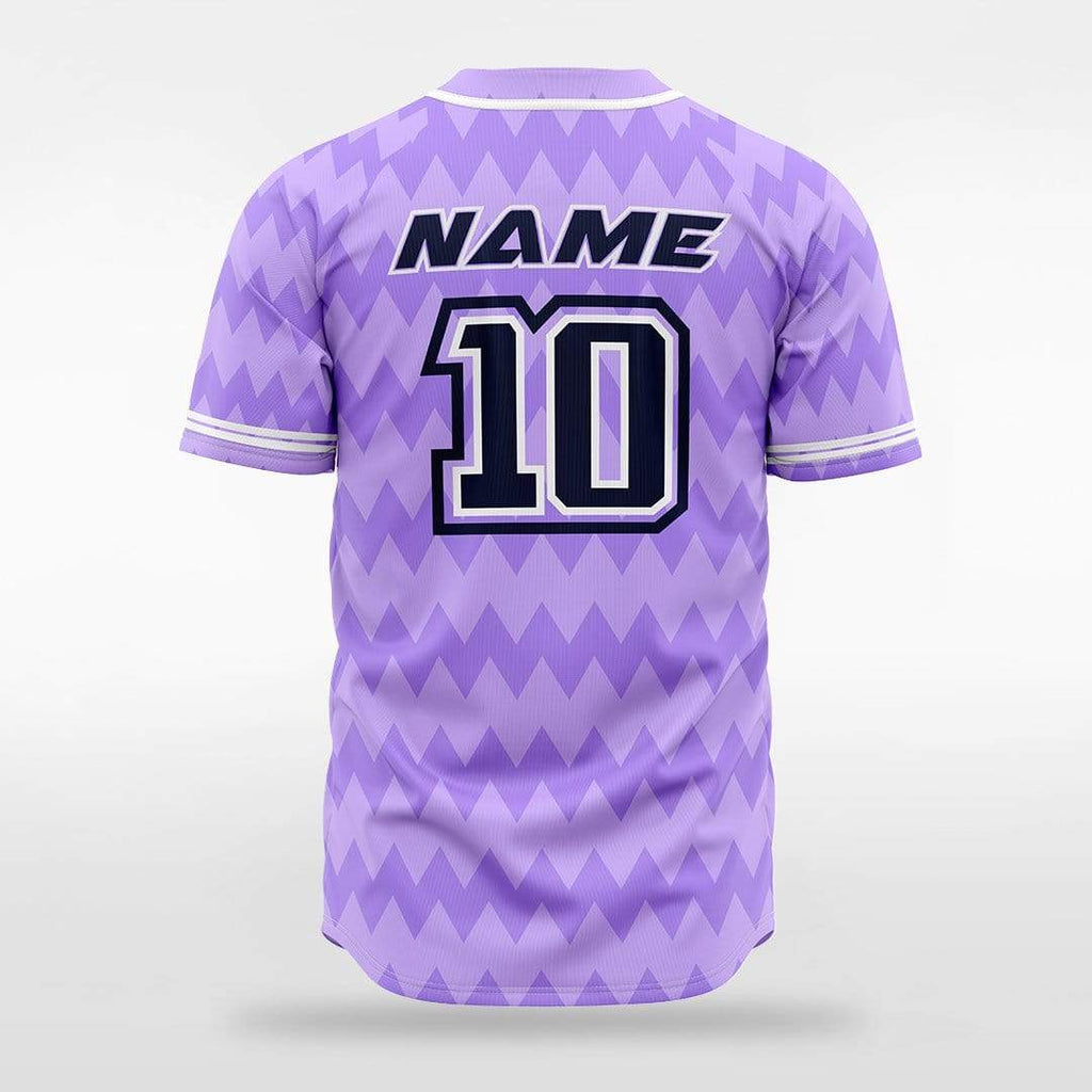 Purple Men Baseball Jersey