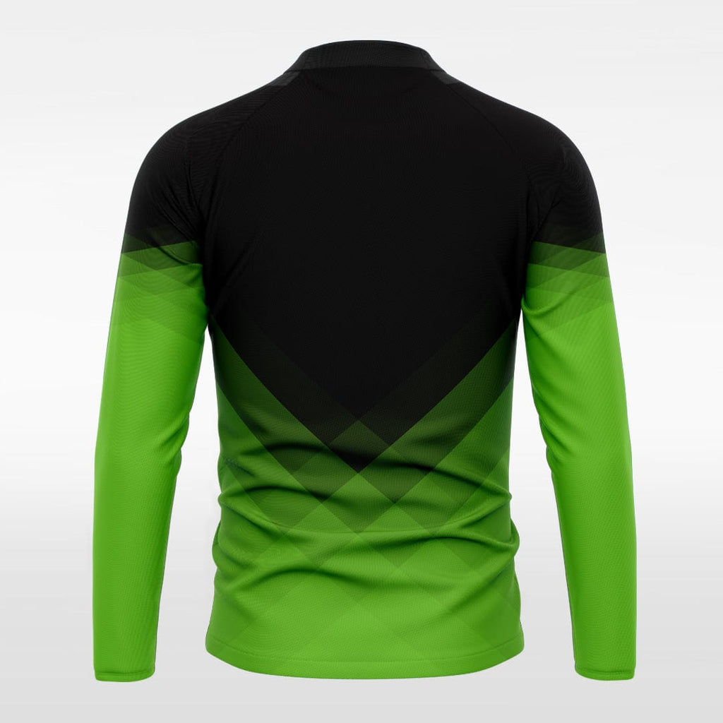 Continent 2 Sublimated 1/4 Zip Top Green