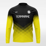 Continent 2 Sublimated 1/4 Zip Top Yellow