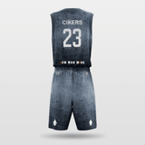 Navy Custom Basketball Set