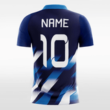 Customized Navy Blue Soccer Jerseys Print
